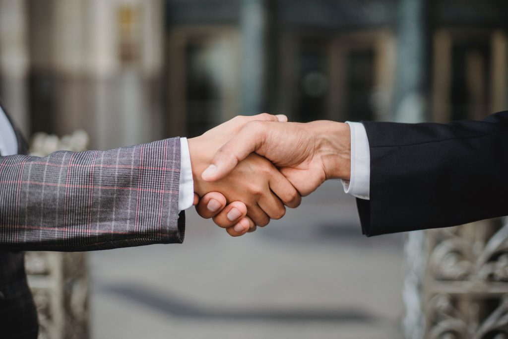 business agreement handshake