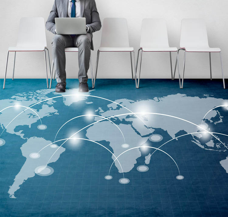 A Man from an International an Employment Agency in Poland